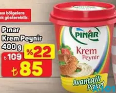 PINAR KREM PEYNİR 400 G